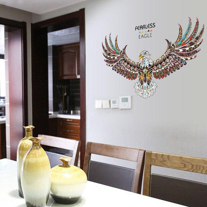 New Style Eagle Decoration Mural Cool Library Office Restaurant Wall Stickers [SK9154]