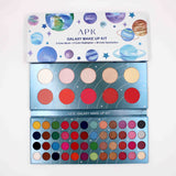Galaxy Makeup Kit 48 Colors Eyeshadow Palette + 5 Blush + 5 Highlighter  aekmiz4e-4