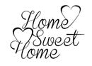 Photo frame effect home sweet home - Pixiz