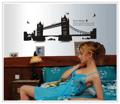 Twin Bridges Wall Sticker ay1935