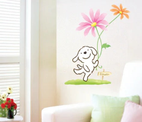 Wall Interior Wall Deco Sticker Happy Flower (SWST-14)