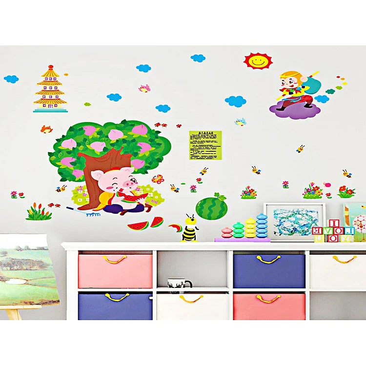 Cartoon wall decal sk9257