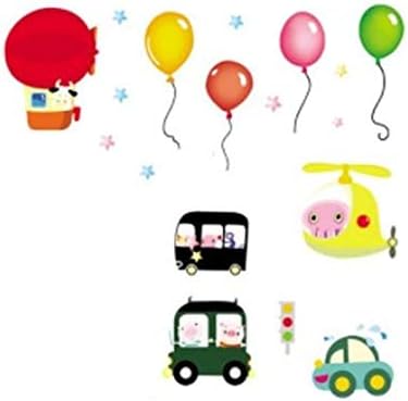 Balloon Airplane Wall Stickers  Ncs0020