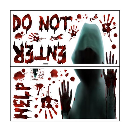 Zombie Hand Decal Good Multipurpose Eye-catching Window Decal Vivid Halloween Zombie Hand Wall Window Stickers Zombie Hand Decal