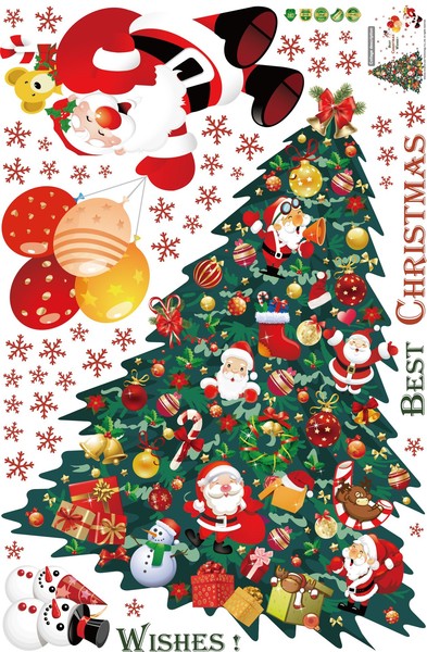 Merry Christmas Theme Wall Sticker