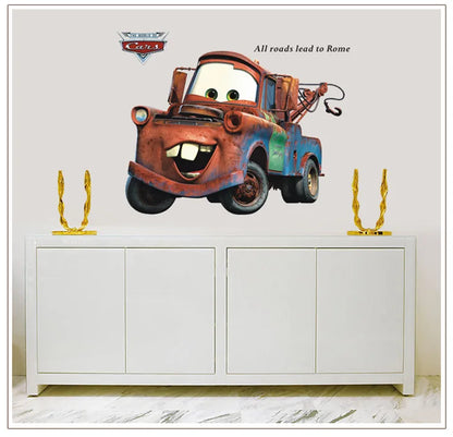 3D Broken Mater Truck Car For Boys Bedroom Self Adhesive Kids Room Wall sticker Ay9007