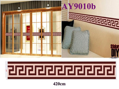 AY9010b Ceramic Tile Style Wall Sticker Removable Home Decors Decal Art DIY Decorations Paper