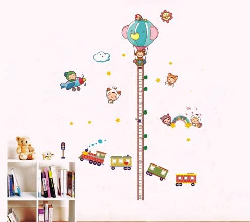 Cartoon Height DIY Removable Wall Stickers Children's room kindergarten decoration