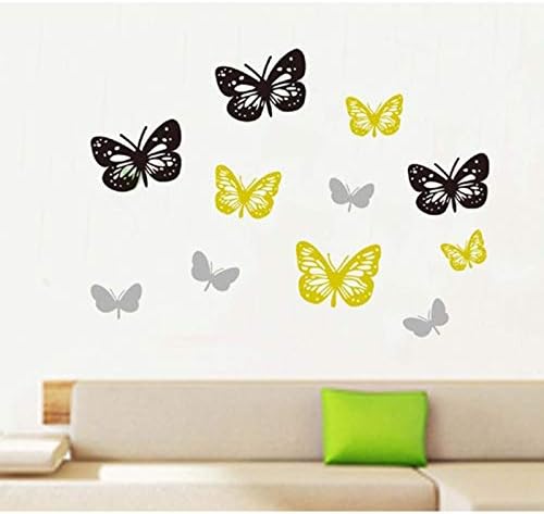 NC5070-6 Butterfly Wall Stickers Art Decal Home DIY Decor Removable Wall Decor