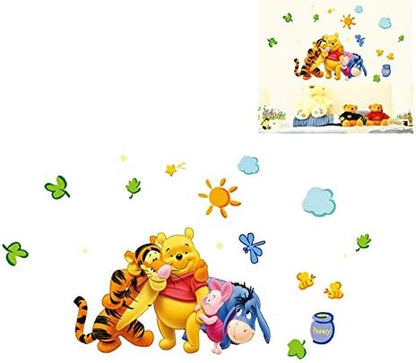 Futaba Animal Cartoon Vinyl Wall Stickers for Kids Room - Friends