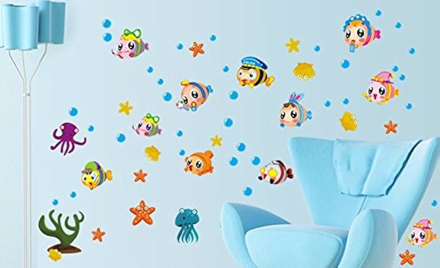 Syga 'Kindergarten Children Cartoon' Wall Sticker Ay652w