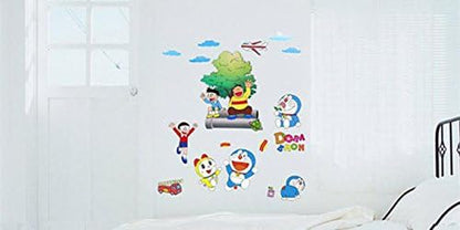 FeiFei (FeiFei) Rental OK! Removable W106 = Doraemon Wall Sticker (Accessories: Exclusive Poster Case Packaging + Practice Decal + Simple Instruction Manual) Wall Sticker / Interior Sheet / Remake
