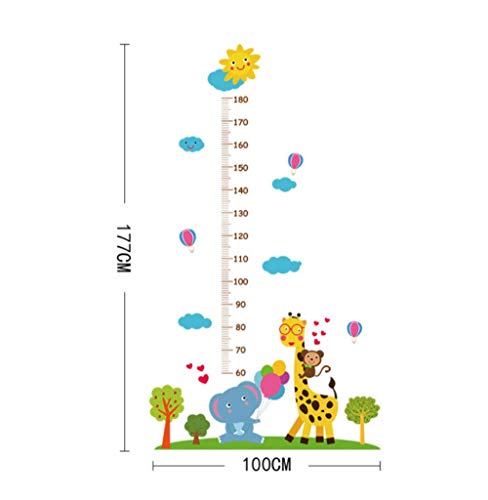 Wall Sticker Background Wall Sticker Height Gauge Cartoon Measure Height Measuring Device Family Home Wall Sticker Bedroom Child Children Growth Chart Art Room Decor