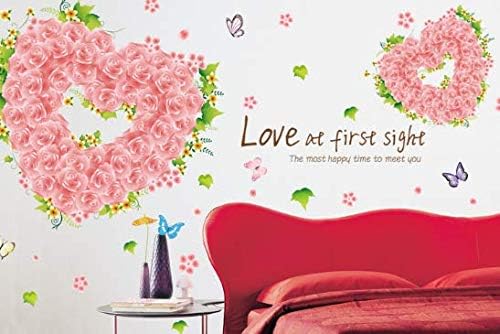 Rose Wall Sticker Home Living Room Decoration Removable Art AY7173