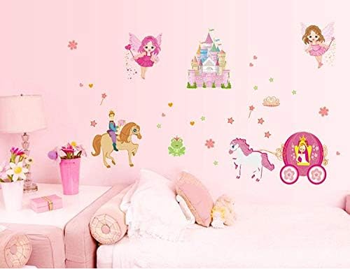 Prince and Princess luminous wall paste environmental protection removable bedroom living room child room sticker