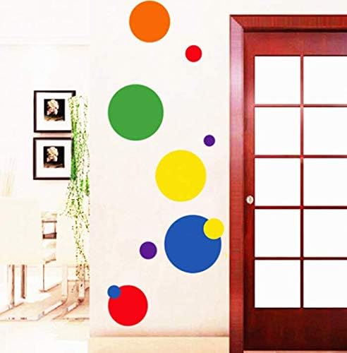 AY7158 COLORFUL CIRCLE WALLSTICKER