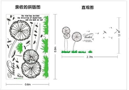 Dandelion DIY Wall Sticker Living Room Model AY937