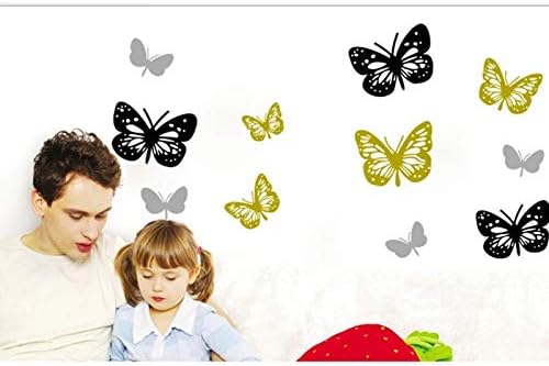 NC5070-6 Butterfly Wall Stickers Art Decal Home DIY Decor Removable Wall Decor