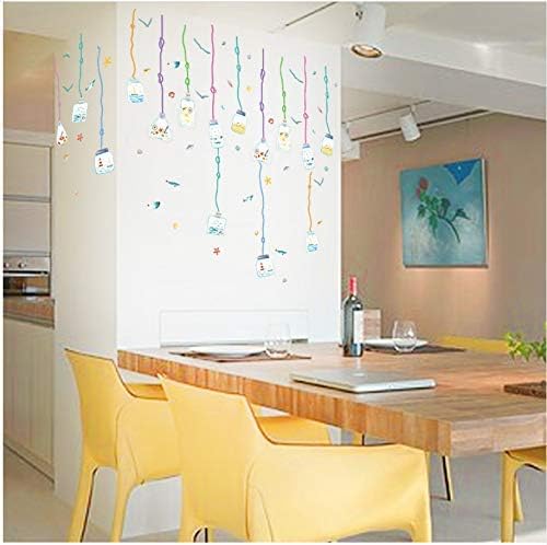 Sk7067 Fallen Wish Bottle Bedroom Living Room Bathroom Window Removable Vinyl Wall Sticker