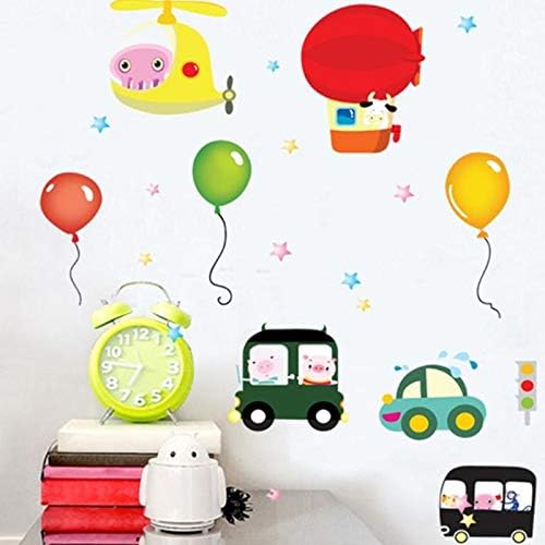 Balloon Airplane Wall Stickers  Ncs0020