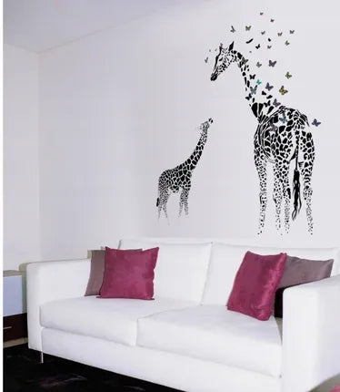 wall sticker "Mom and baby Giraffe SK9067"