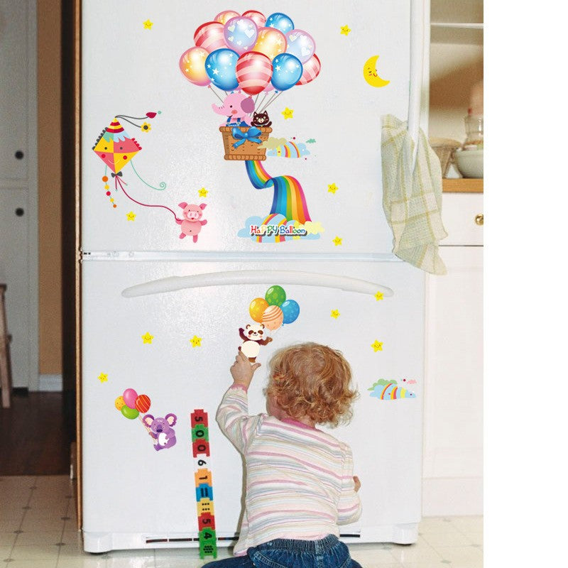 WALLSTICKER/WALL STIKER 50X70-SK7020-CUTE FLYING BALLON
