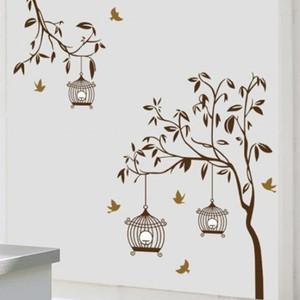 Birds Cage Wall Sticker (AY9039)