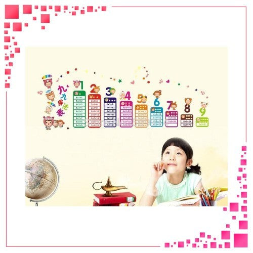 AY1932 wallsticker wall stiker dinding perkalian