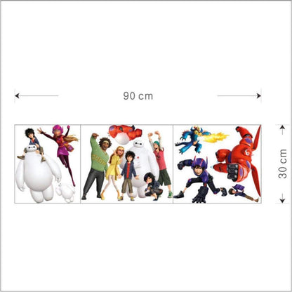 One Big Hero 6 Wall Sticker Cartoon Character Removable