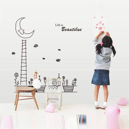 Moon Wall Sticker  Ay9037
