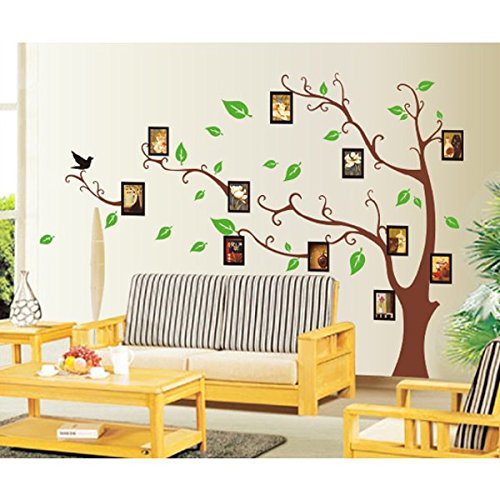 Family Photo Tree Wall Sticker  size 60x90 ay9063c