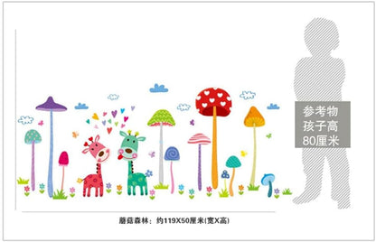 Wall Art Sticker, Wall Art Sticker, Children's Room, Nursery, Classroom Background, Wall Decoration, Children's Sticker, Removable Wall Sticker,