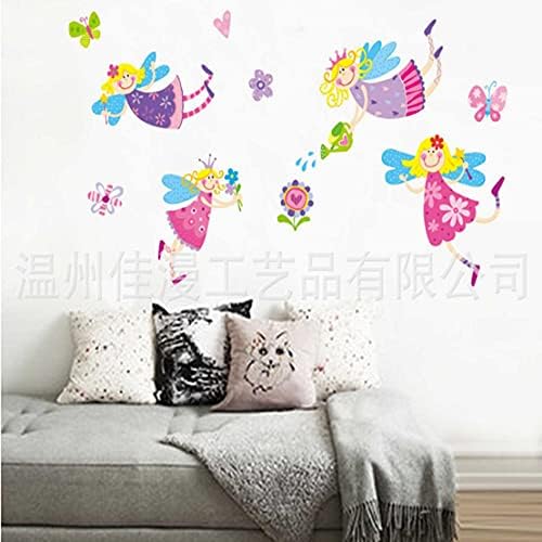 JMs8300 Wall Stickers, Durable Decals For Children Room, Nursery, Daycare and More (Fairies and