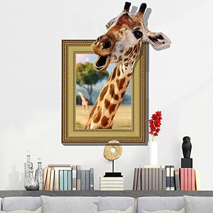 3D GIRAFFE   WALL STICKER