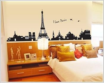ay935 I LOVE PARIS - wallsticker wall sticker stiker hiasan dinding di Bogoriginal | Tokopedia