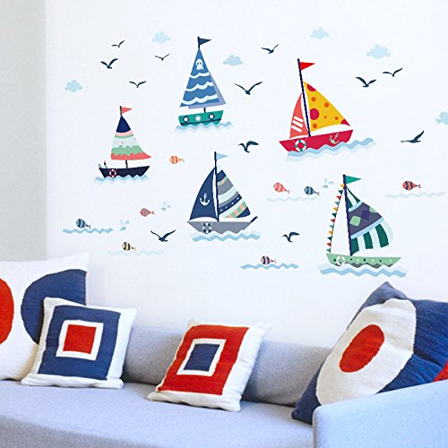 Cortina Wall Sticker (Vinyl, 56 cm x 5 cm x 5 cm, BI-SK7061)