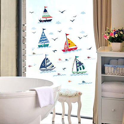 Cortina Wall Sticker (Vinyl, 56 cm x 5 cm x 5 cm, BI-SK7061)
