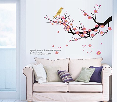 Jaamso Royals 'Warm Romantic Dandelion Purple' Wall Stickers (Vinyl, 60 cm x 0.1 cm x 60 cm)
