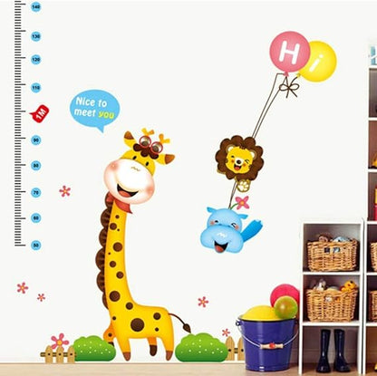 JANOMI height chart wall sticker,wall stickers & murals, Baby Height Growth Chart Ruler Giraffe Height Chart Wall Decals Children Height Measurement Chart Wall Stickers for Kids Room Nursery