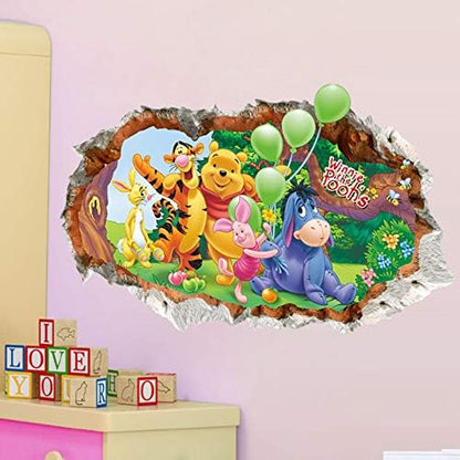 Kibi Winnie the Pooh and Friends Wall Stickers Winnie the Pooh Ncs1485