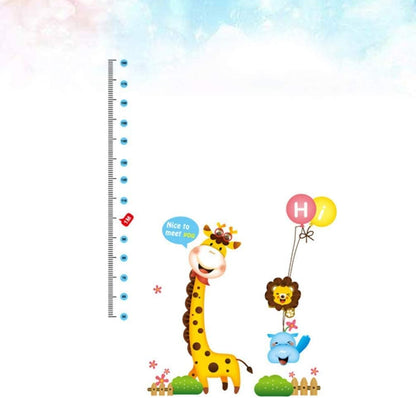 JANOMI height chart wall sticker,wall stickers & murals, Baby Height Growth Chart Ruler Giraffe Height Chart Wall Decals Children Height Measurement Chart Wall Stickers for Kids Room Nursery