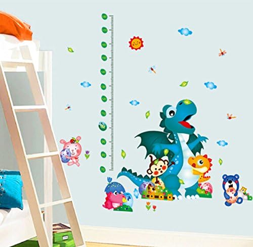 Kid's Dinosaur Height Stick Wall Stickers Ay9229w