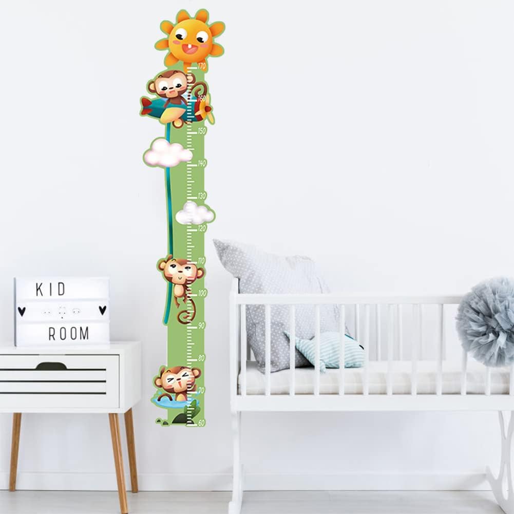 HM74011 Height Chart for Kids, Kids Height Growth Chart, Baby Growth Chart, Ruler Wall Decor for Kids, Baby Height Growth Chart Wall, for Bedroom Nursery