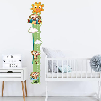 HM74011 Height Chart for Kids, Kids Height Growth Chart, Baby Growth Chart, Ruler Wall Decor for Kids, Baby Height Growth Chart Wall, for Bedroom Nursery