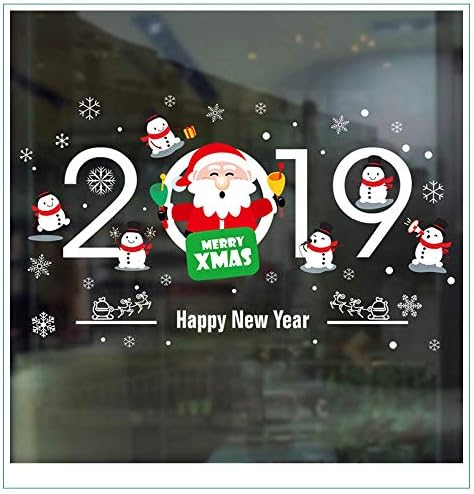 XH6250 Window Glass Wall Stickers Christmas