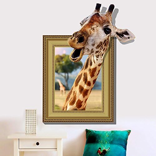 3D GIRAFFE   WALL STICKER
