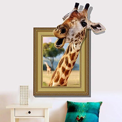 3D GIRAFFE   WALL STICKER