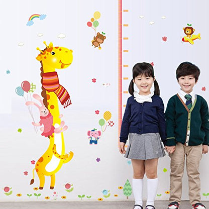 Sk9045 Cartoon Giraffe Wall Sticker