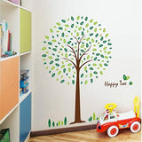 Jm8212 Large Tree Wall Decals Wall Stickers Happy tree Cute wall sticker ,
