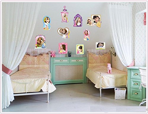 Ay9086 Princess Photo Frame Wall Sticker